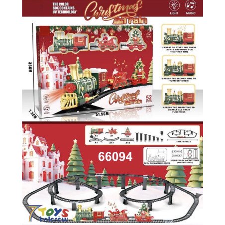 TOR ZABAWKOWY CHRISTMAS TRAIN