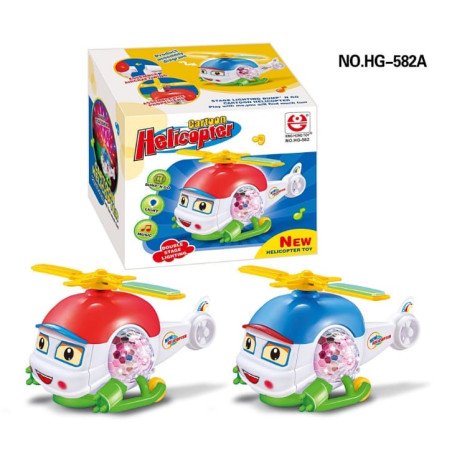 HELIKOPTER ZABAWKA KTÓRY ŚWIECI JEŹDZI GRA MELODIE