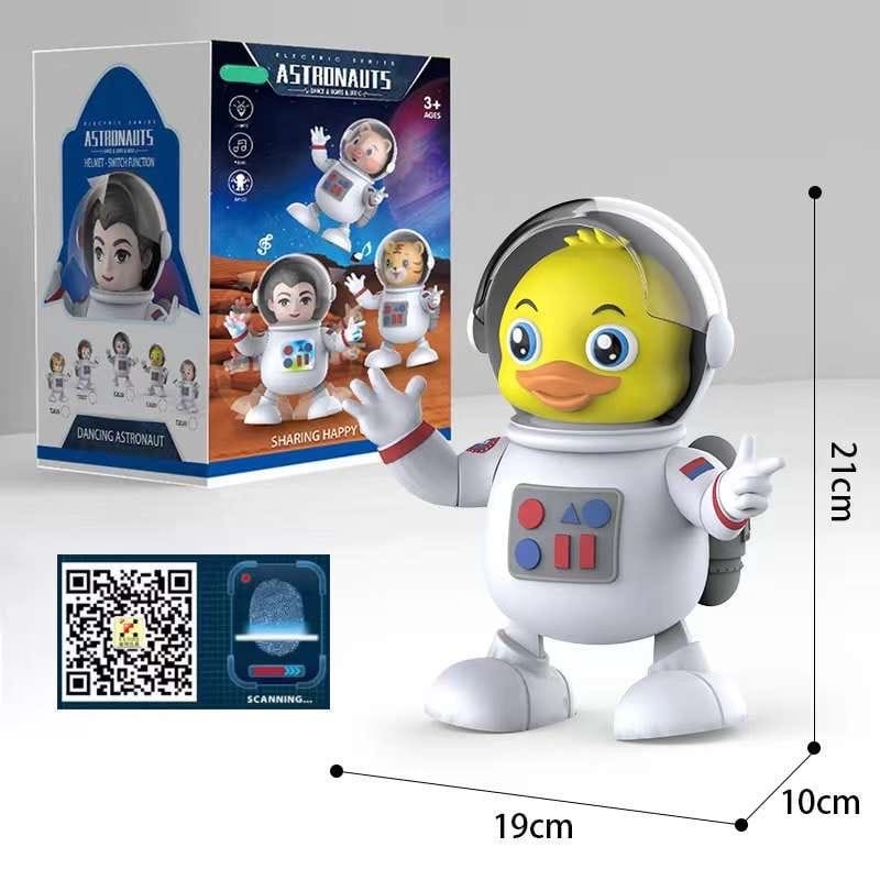 TAŃCZĄCA KACZKA ASTRONAUTA ZABAWKA