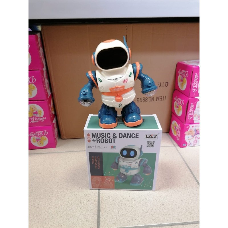 TAŃCZĄCA ROBOT LED ZABAWKA