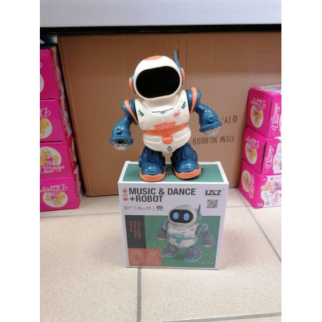 TAŃCZĄCA ROBOT LED ZABAWKA