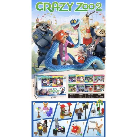 KLOCKI 6101A CRAZY ZOO ZOOTOPIA