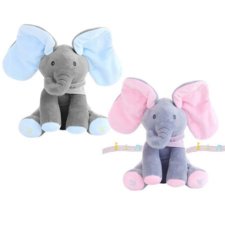 SŁONIK ŚPIEWAJĄCY MASKOTKA AKUKU INTERAKTYWNY SŁOŃ