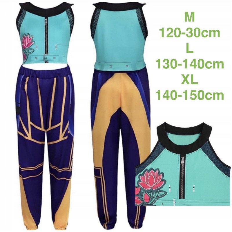 K-POP DEMON HUNTERS STRÓJ ZOEY KOSTIUM PRZEBRANIE