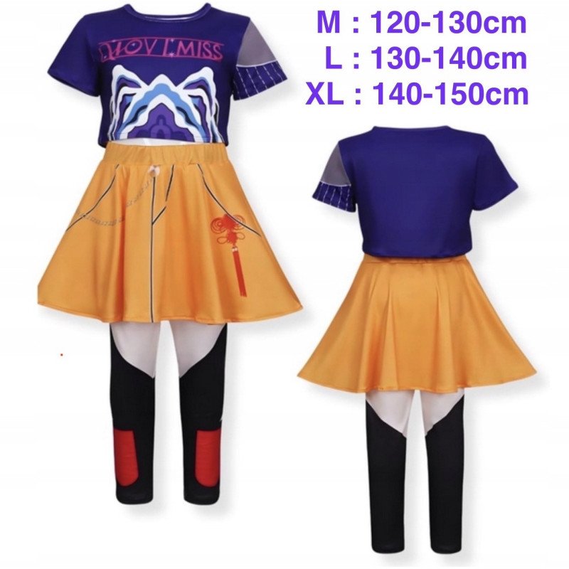 K-POP DEMON HUNTERS STRÓJ MIRA KOSTIUM PRZEBRANIE