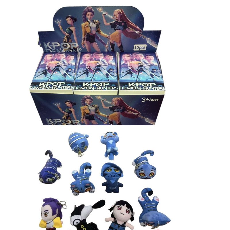 K-POP DEMON HUNTERS LOSOWA SASZETKI MASKOTKA W PUDEŁKO