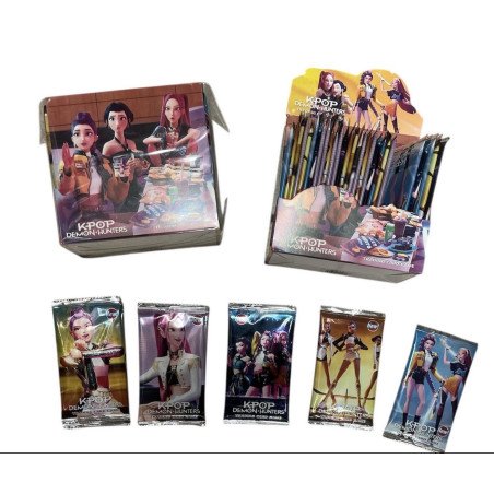 K-POP DEMON HUNTERS 36SZT SASZETKI 8+1 288 KARTY