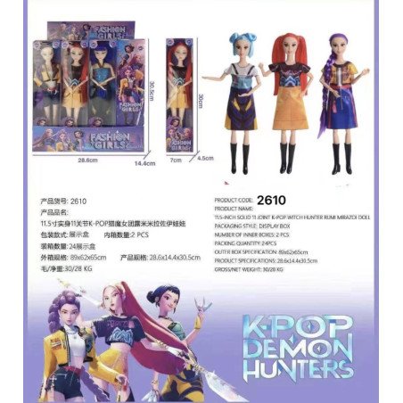 FASHION GIRLS LALKA K-POP DEMON HUNTERS