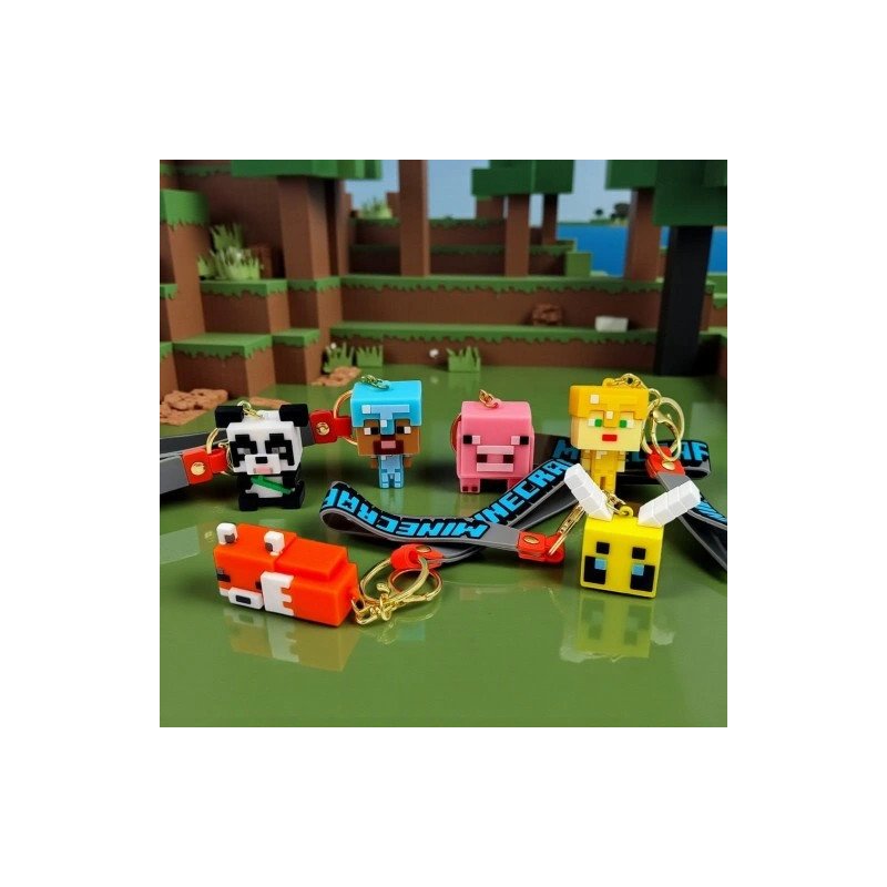 BRELOK GUMOWE MINECRAFT