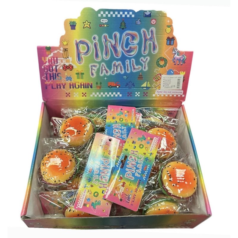 SQUISHY GNIOTKI HAMBUGER MAŁE