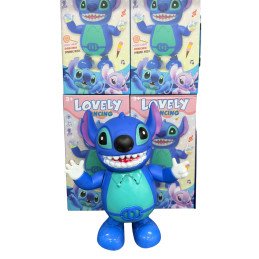 INTERAKTYWNY STITCH CHODZI GRA MUZYKA MELODIA TAŃCZY ŚWIECI