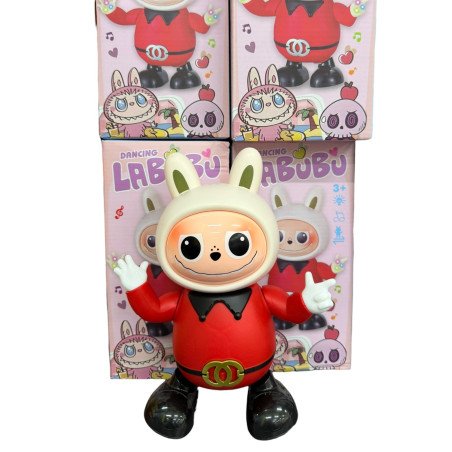 INTERAKTYWNY LABUBU CHODZI GRA MUZYKA MELODIA TAŃCZY ŚWIECI