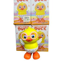 INTERAKTYWNY KACZKA CHODZI GRA MUZYKA MELODIA TAŃCZY ŚWIECI