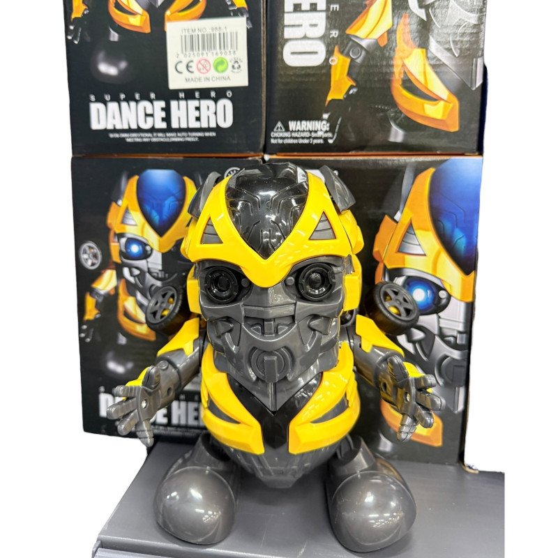 INTERAKTYWNY HERO ROBOT CHODZI GRA MUZYKA MELODIA TAŃCZY ŚWIECI