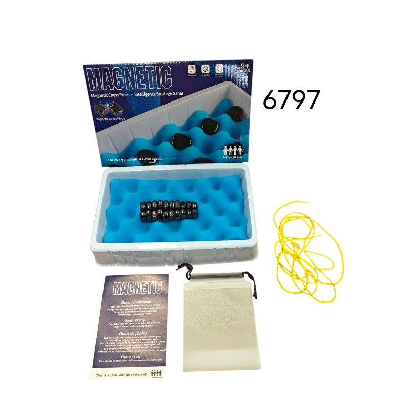 SZACHY MAGNETYCZNE 20SZT Z PIANKĄ