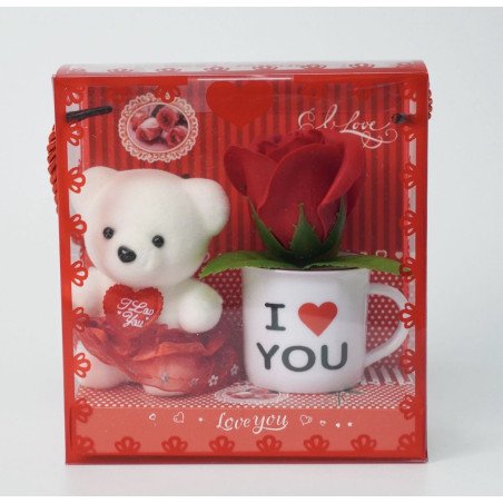 BEAR + ACRYLIC CUPS 2-COLOUR MIX