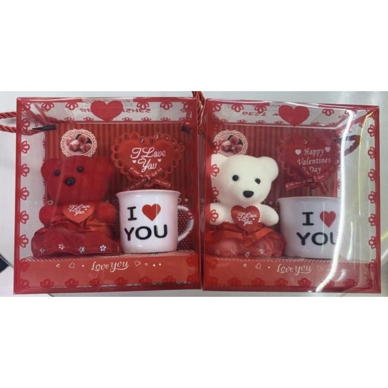 BEARS + ACRYLIC CUPS 2 COLOR MIX