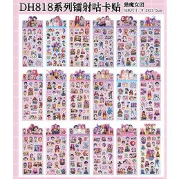 K-POP HOLOGRAFICZNE NAKLEJKI DIY