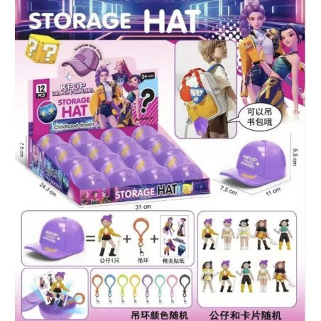 LOSOWA STORAGE HAT BRELOK FIGURKI K-POP DEMON HUNTERS