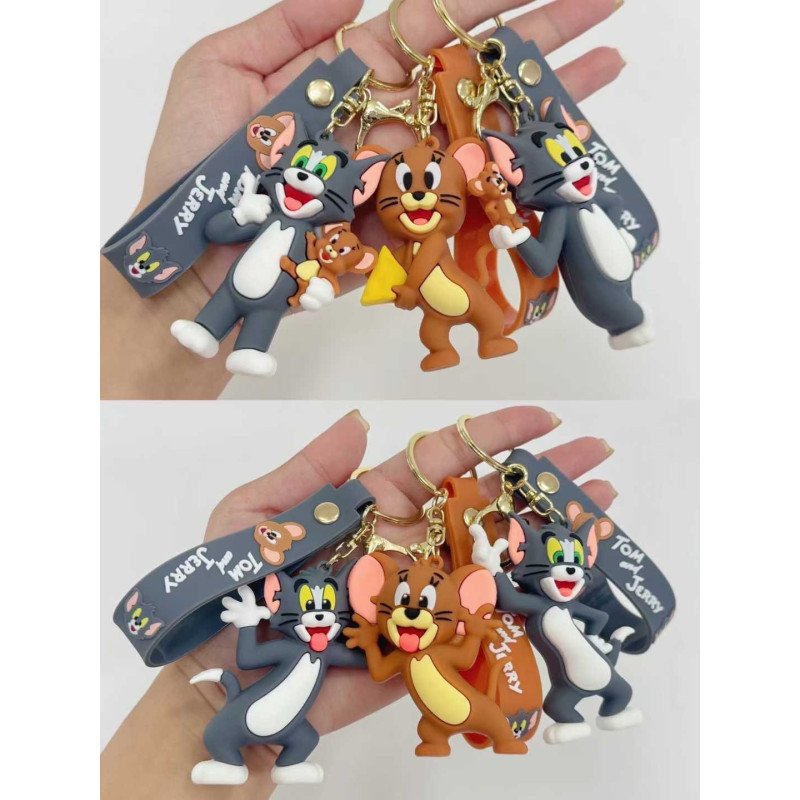 BRELOK GUMOWE TOM & JERRY