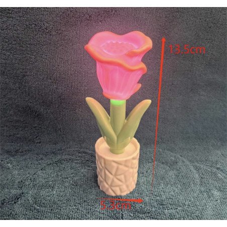 LAMPA RÓŻA OZDOBNA