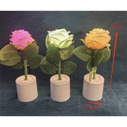 LAMPA RÓŻA OZDOBNA