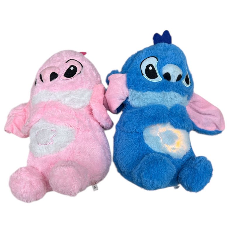 ODDYCHAJĄCA WYDRKA PLUSZOWA KOJĄCA STITCH Z PUDEŁKIEM