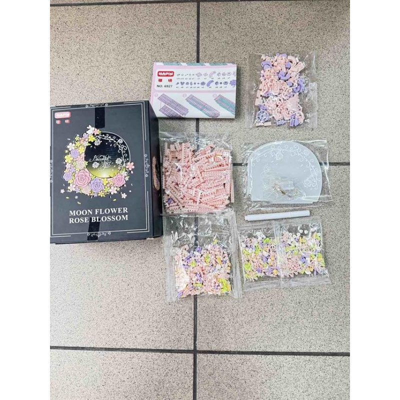 KLOCKI 999SZT MOON FLOWER ROSE BLOSSOM