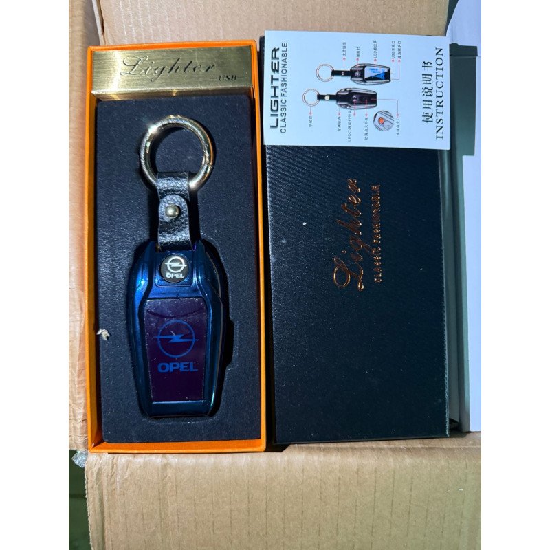 OPEL ZAPALNICZKA ŻAROWA ELEGANCKI BRELOK USB LED
