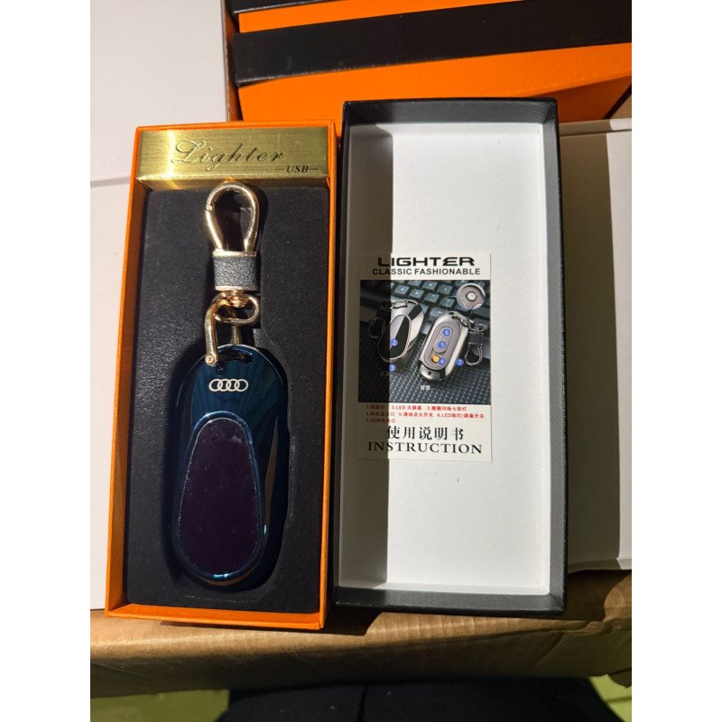 AUDI ZAPALNICZKA ŻAROWA ELEGANCKI BRELOK USB LED