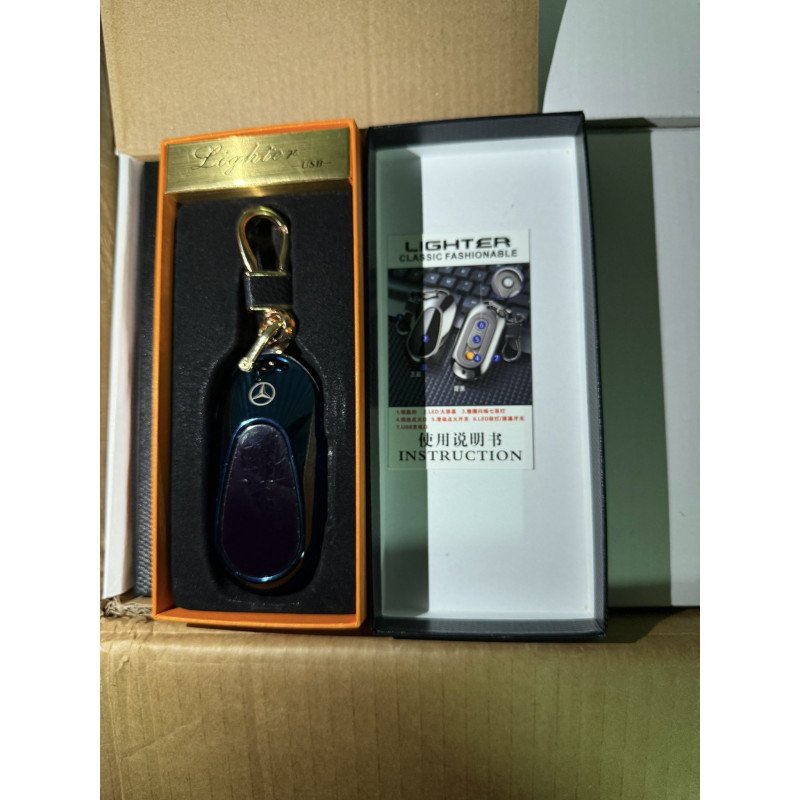 MERCEDES ZAPALNICZKA ŻAROWA ELEGANCKI BRELOK USB LED