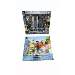 ZESTAW 12SZT FIGURKI MY WORLD MINECRAFT