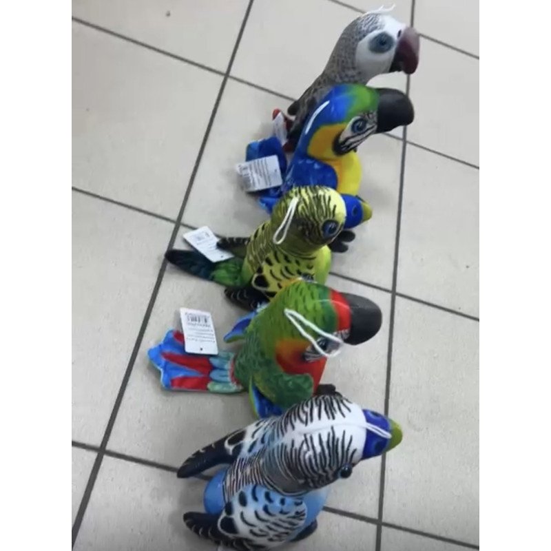 PLUSZOWA MASKOTKA PAPUGA