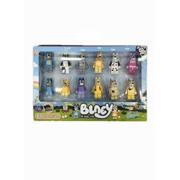 ZESTAW 12SZT FIGURKI BLUEY