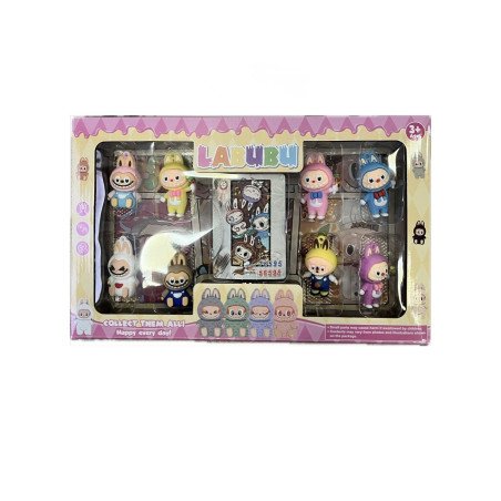 ZESTAW 8SZT FIGURKI + KARTA LABUBU