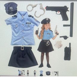 STRÓJ KOSTIUM POLICJA KOBIETA