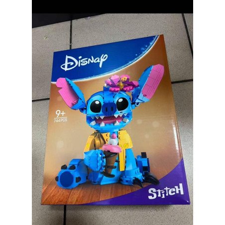 KLOCKI 744PCS STITCH NIBIESKI