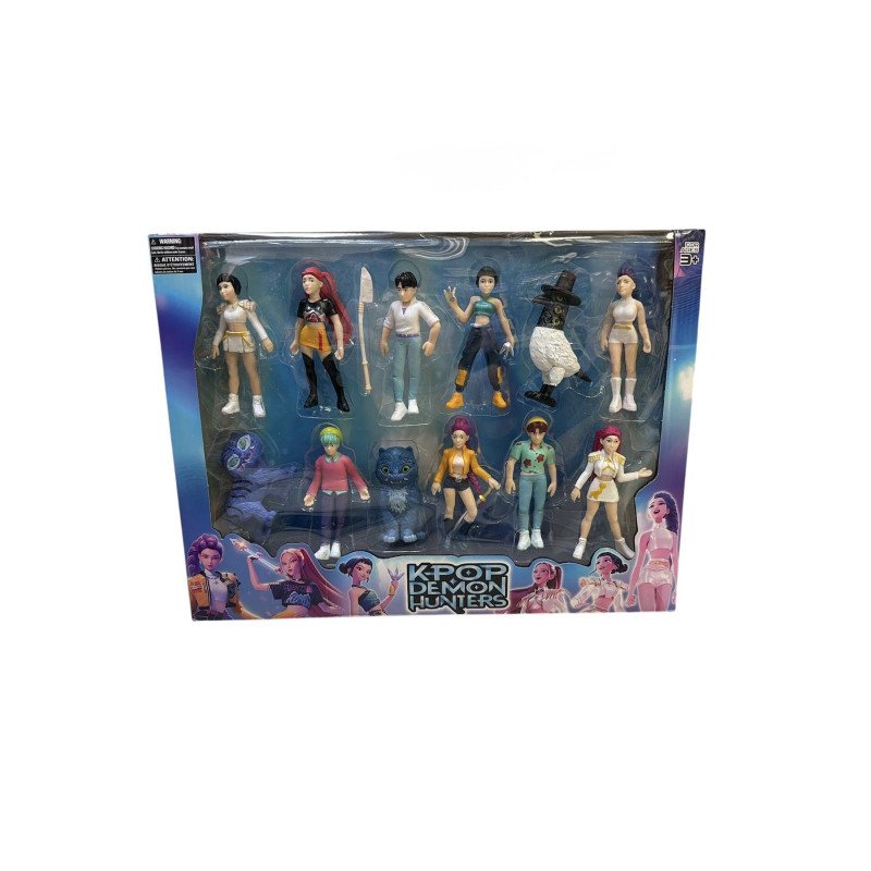 ZESTAW 12SZT FIGURKI K-POP DEMON HUNTERS