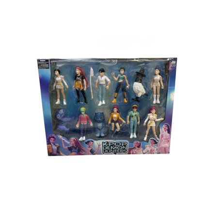 ZESTAW 12SZT FIGURKI K-POP DEMON HUNTERS