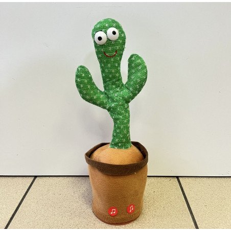 TAŃCZĄCY KAKTUS SPIEWAJĄCY GADAJĄCY NA BATERIE