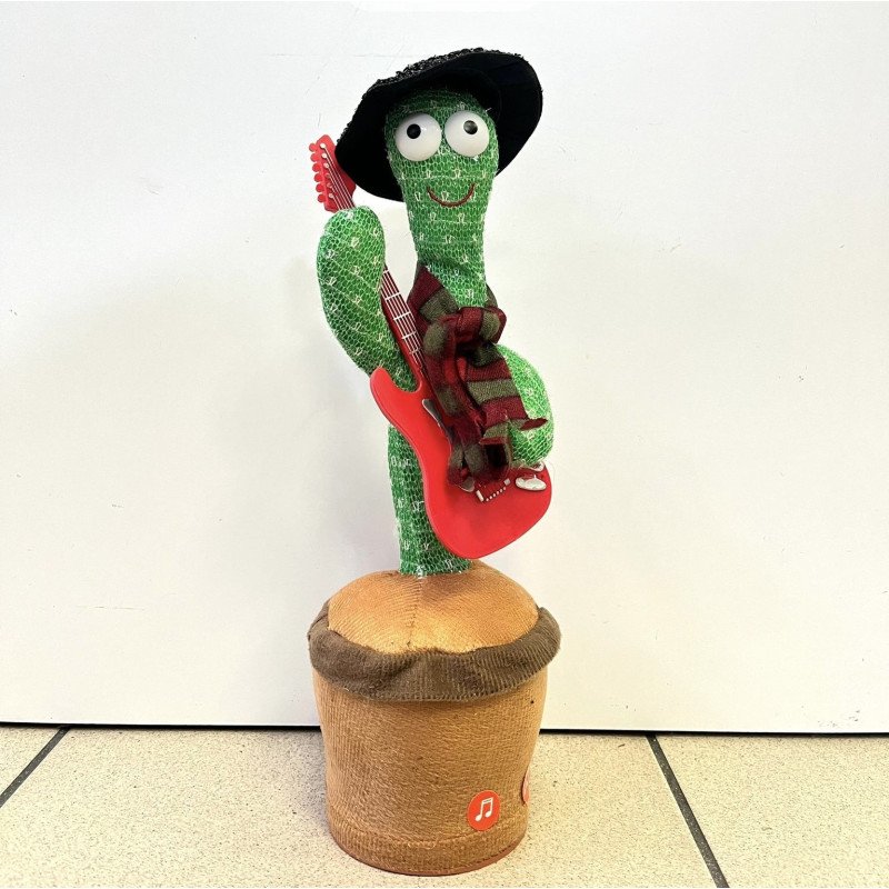 TAŃCZĄCY KAKTUS SPIEWAJĄCY GADAJĄCY NA BATERIE