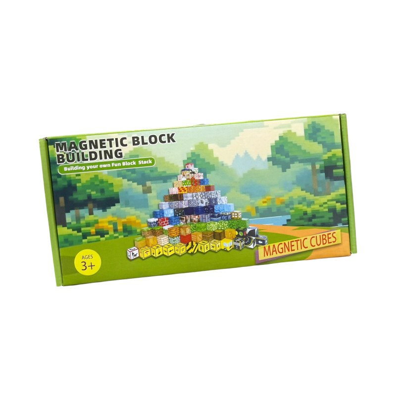 KLOCKI MAGNETYCZNE 100PCS MINECRAFT