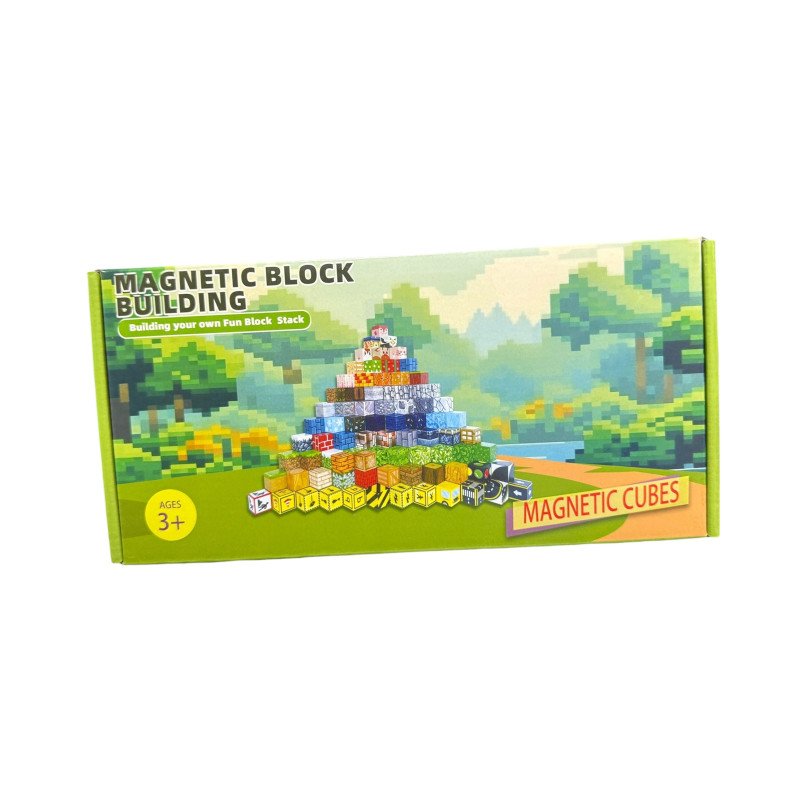 KLOCKI MAGNETYCZNE 100PCS MINECRAFT