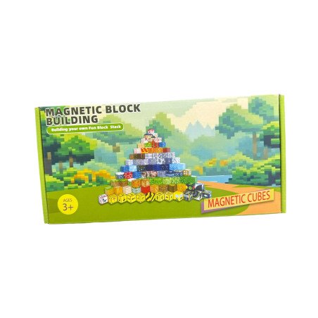 KLOCKI MAGNETYCZNE 100PCS MINECRAFT