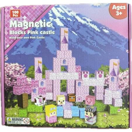 KLOCKI MAGNETYCZNE 100PCS MINECRAFT