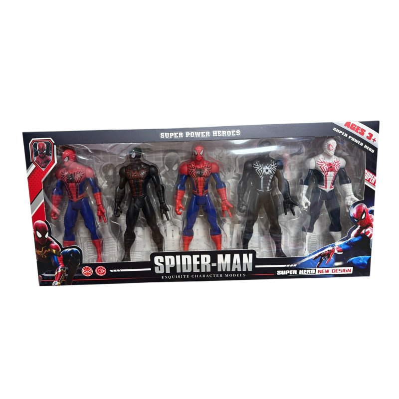 ZESTAW 5SZT FIGURKI SPIDER MAN