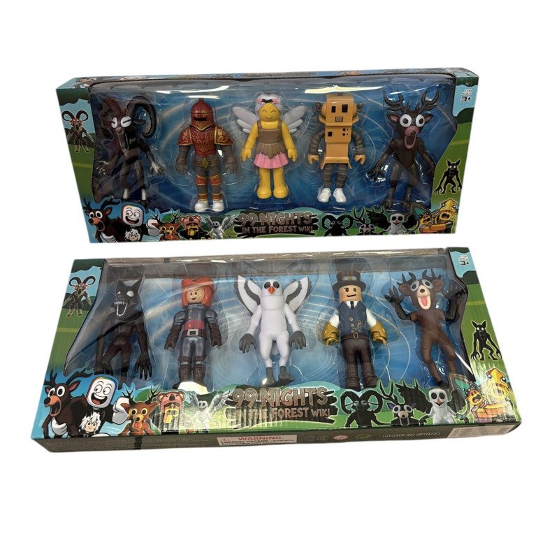ZESTAW 5SZT FIGURKI 99 NIGHTS IN THE FOREST WIKI 2 MODEL