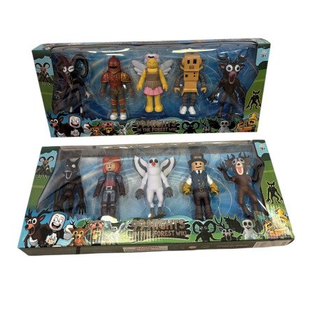 ZESTAW 5SZT FIGURKI 99 NIGHTS IN THE FOREST WIKI 2 MODEL