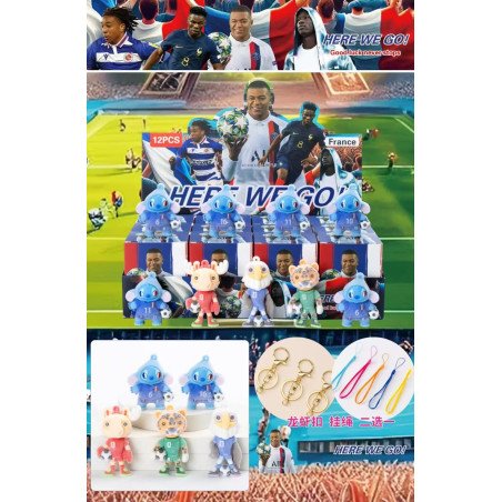 LOSOWA BRELOK FIGURKI STITCH PIŁKARSKIE W PUDEŁKO