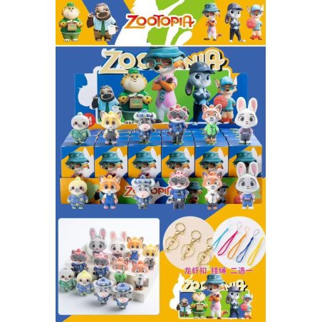 LOSOWA BRELOK FIGURKI ZOOTOPIA W PUDEŁKO